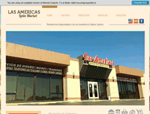 Tablet Screenshot of lasamericaslatinmarket.com
